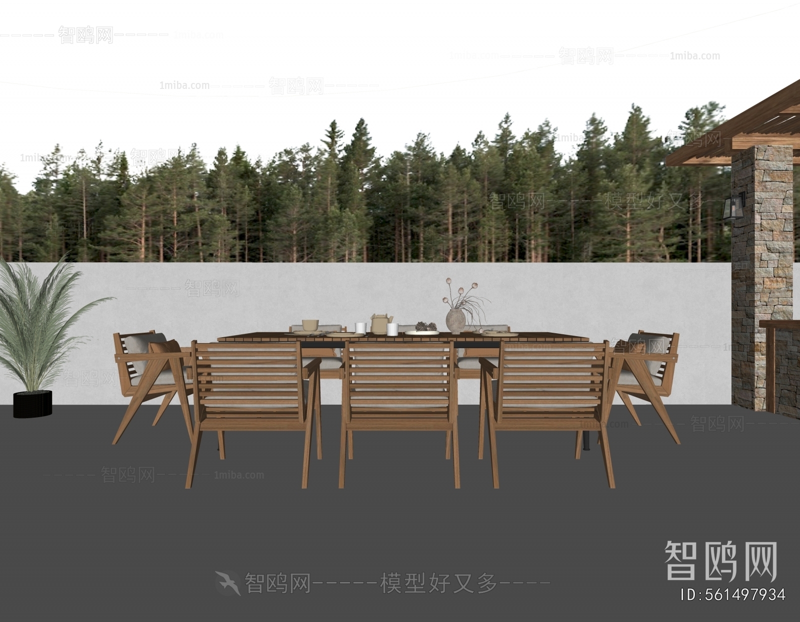 Modern Courtyard/landscape