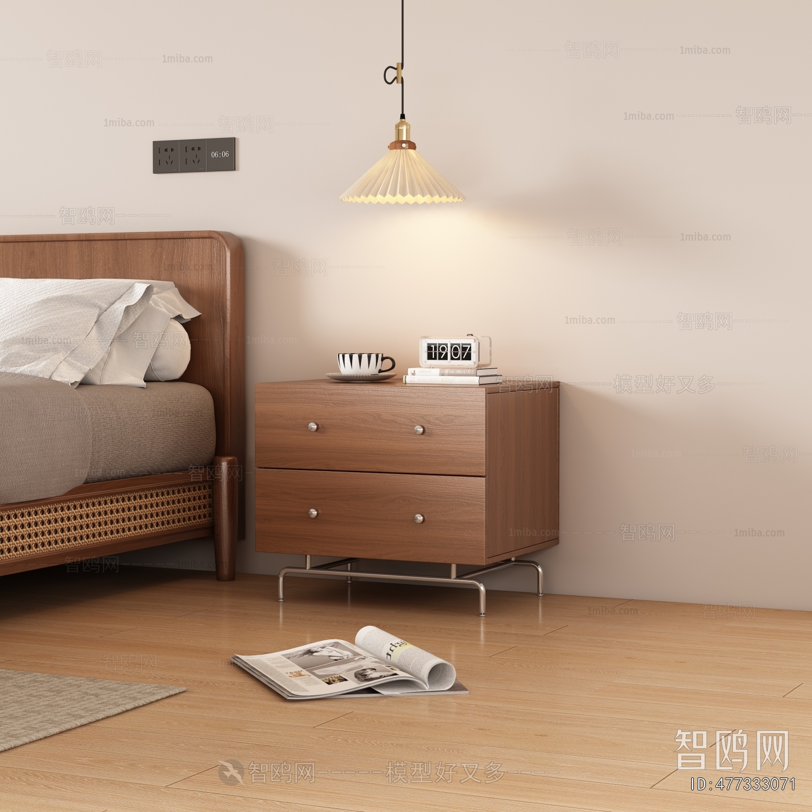 Modern Bedside Cupboard