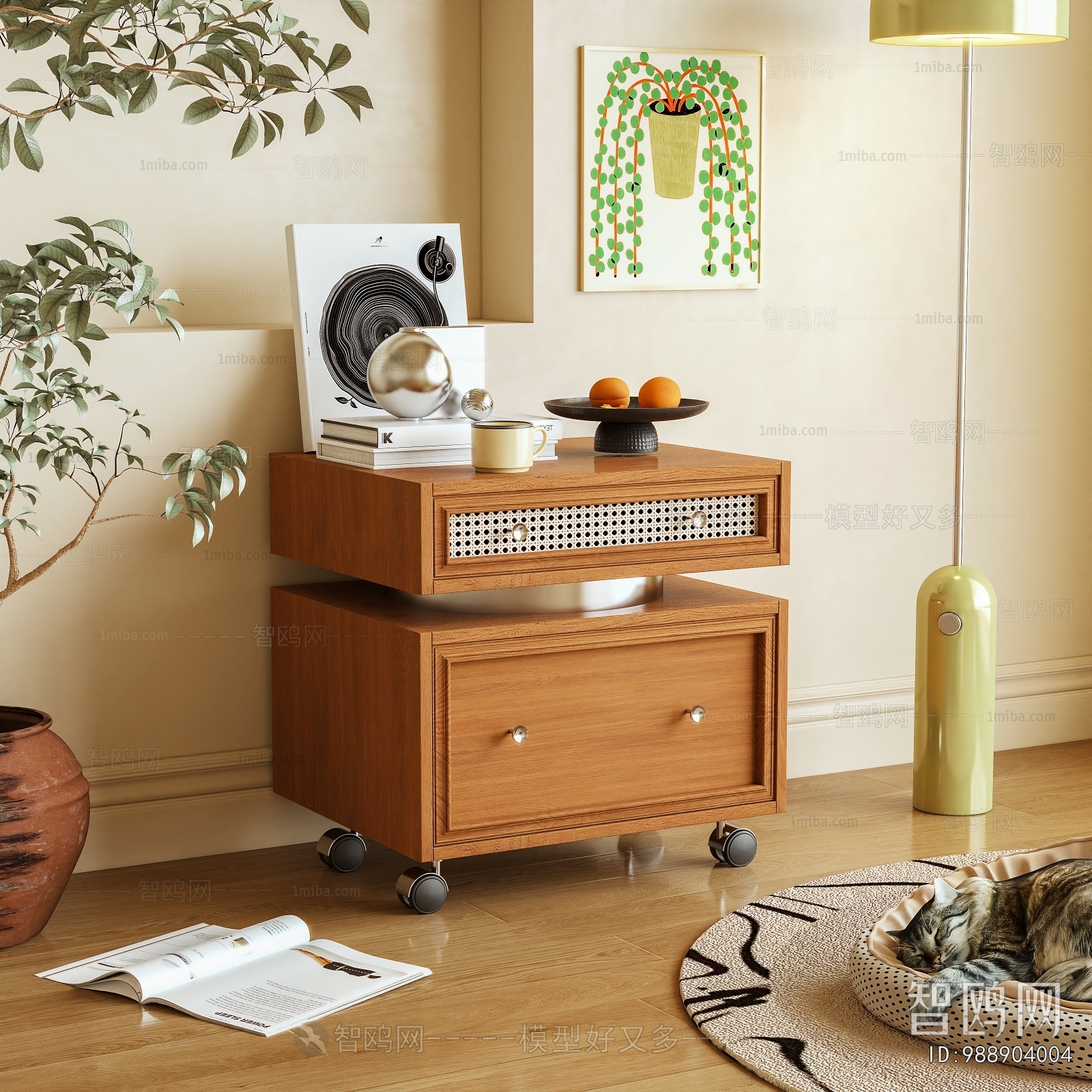 Modern Bedside Cupboard
