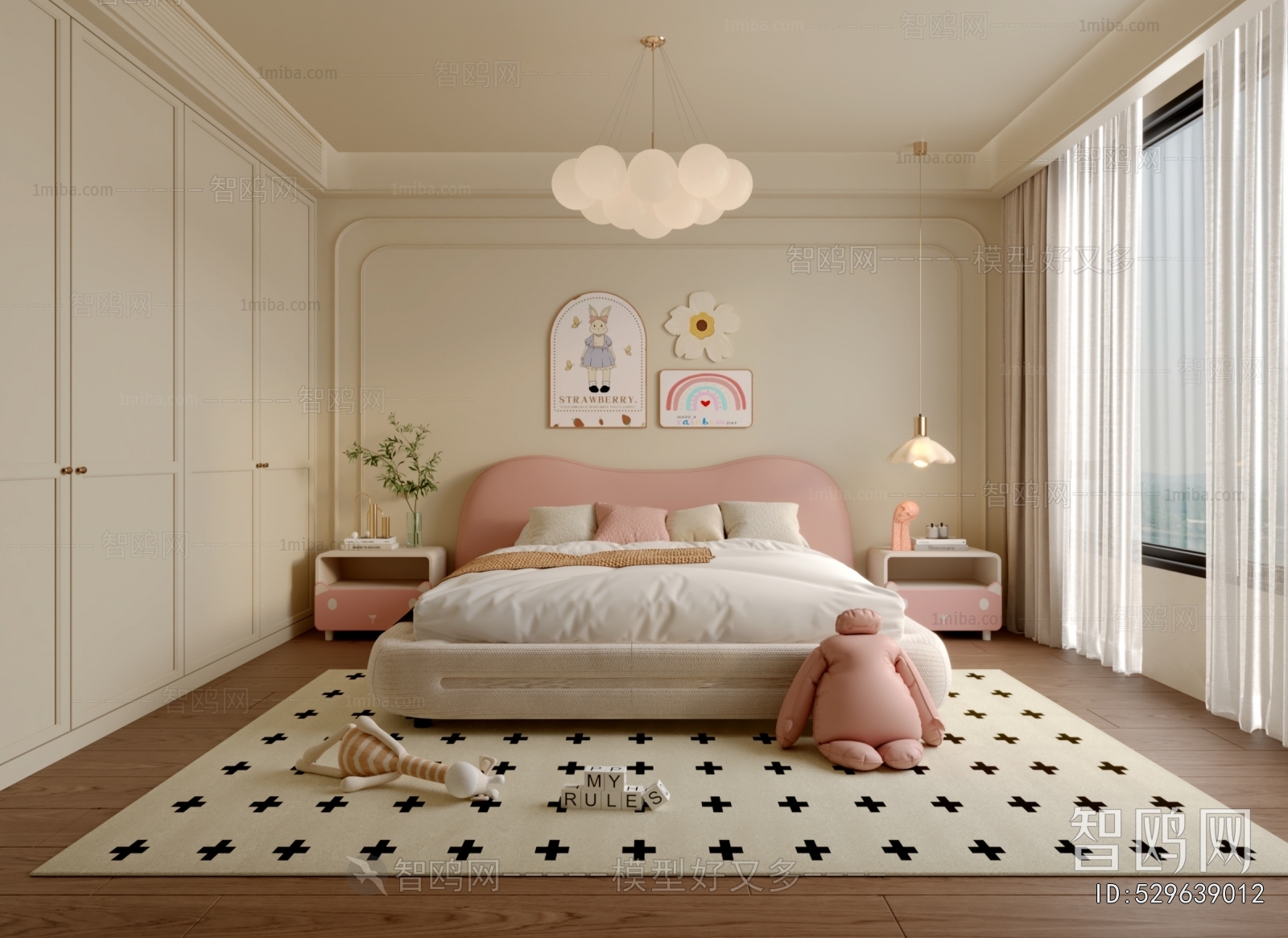 French Style Girl's Room Daughter's Room