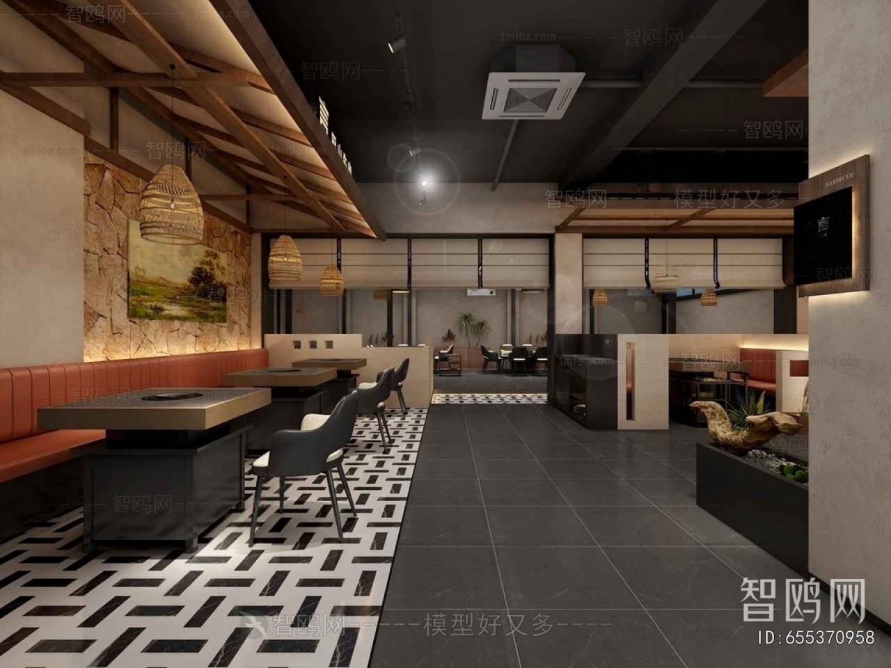 Wabi-sabi Style Hot Pot Restaurant