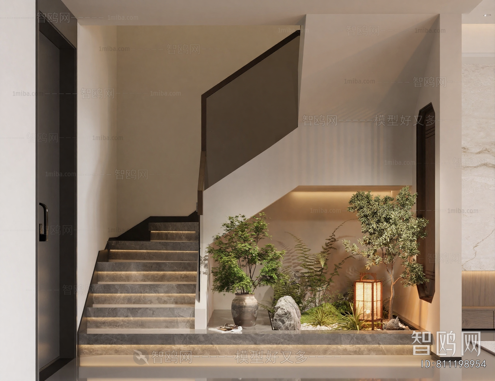 New Chinese Style Stairwell