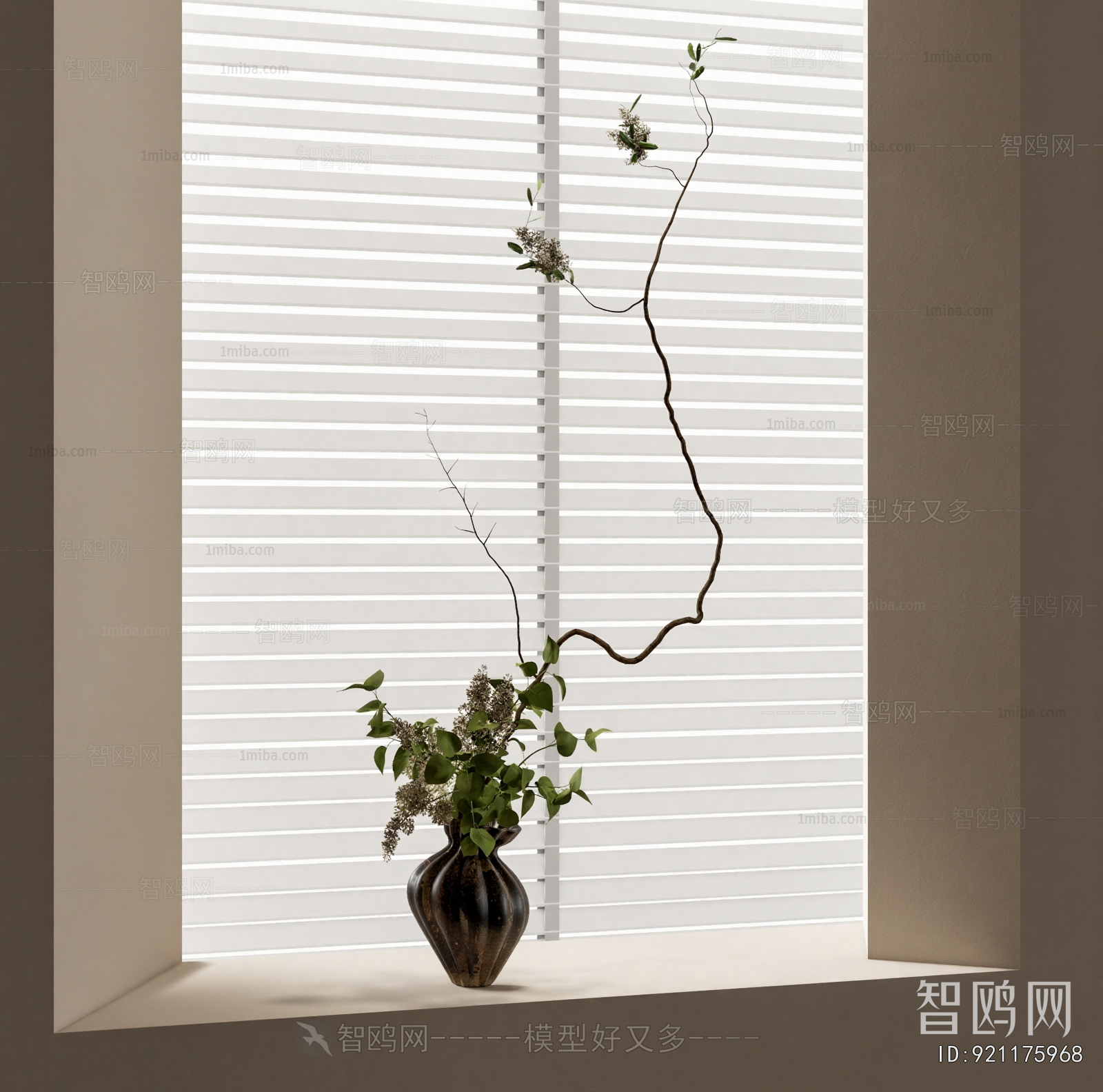 Wabi-sabi Style Flower Arrangement