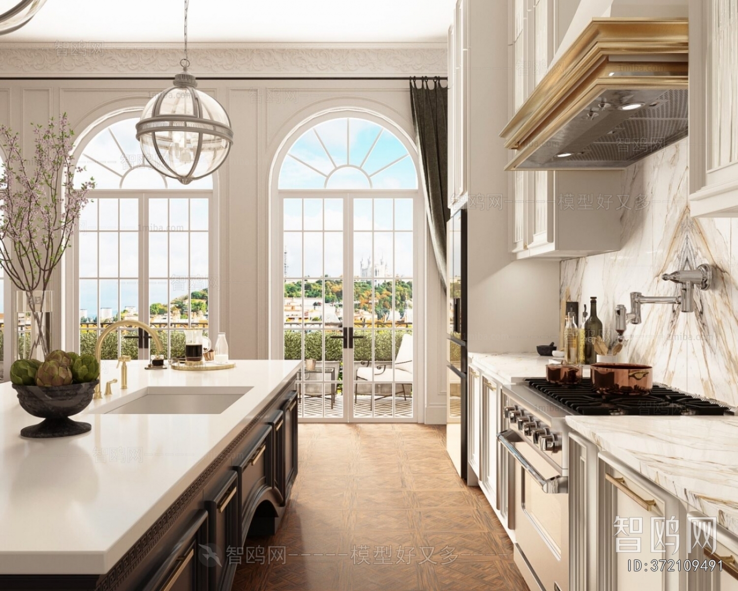 American Style Open Kitchen