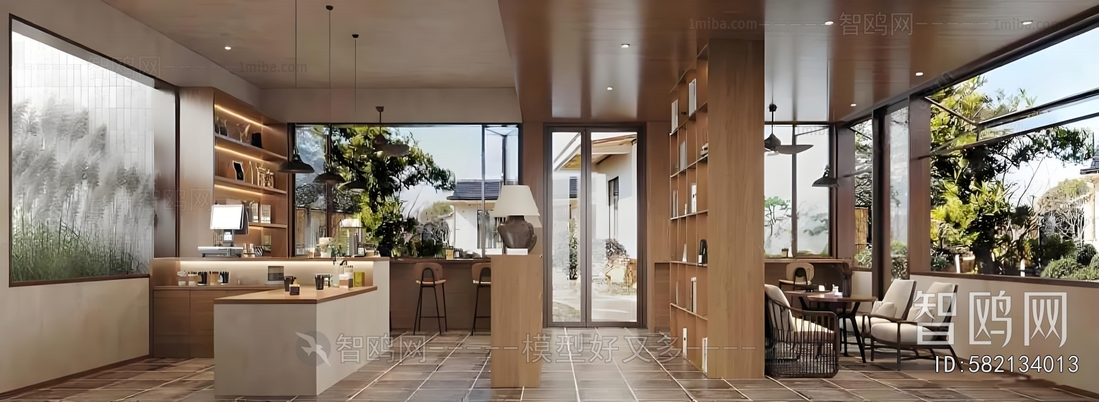 Modern Bookstore Book Bar