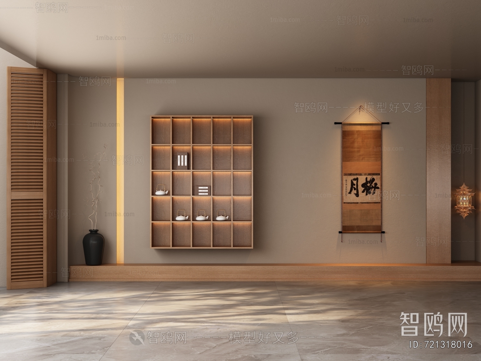 New Chinese Style TV Wall