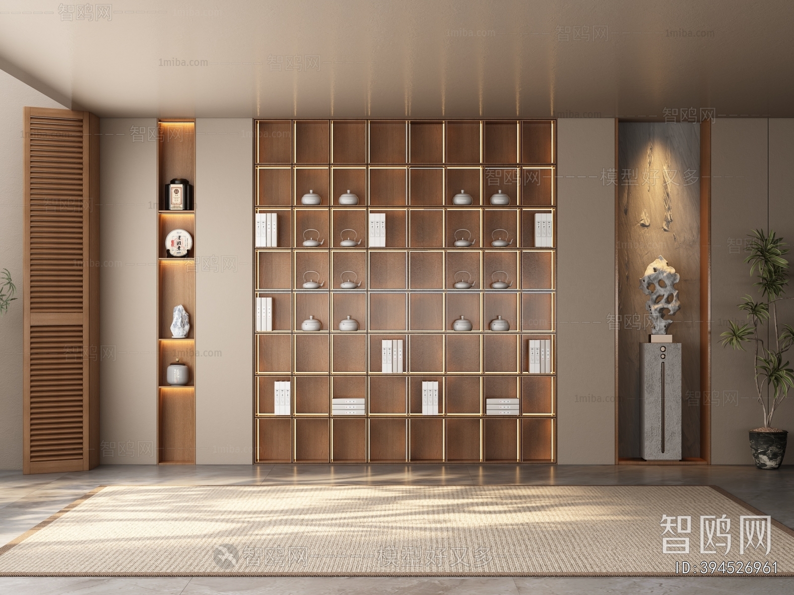 New Chinese Style TV Wall