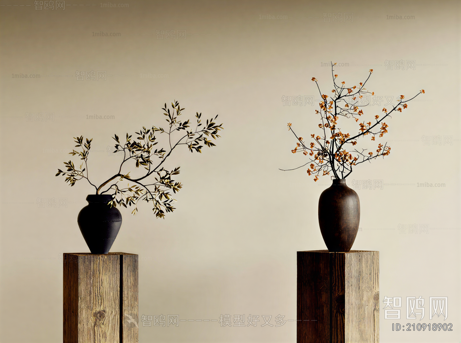 Wabi-sabi Style Dried Branch