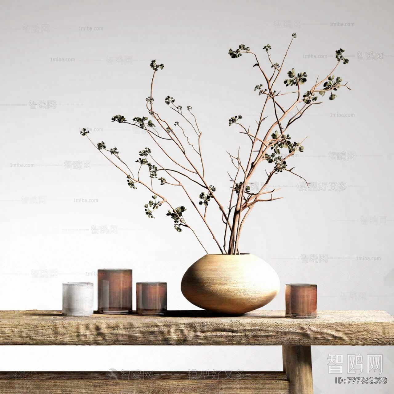Wabi-sabi Style Decorative Set