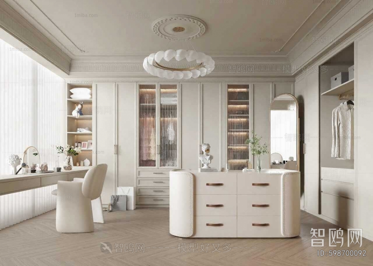 French Style Clothes Storage Area