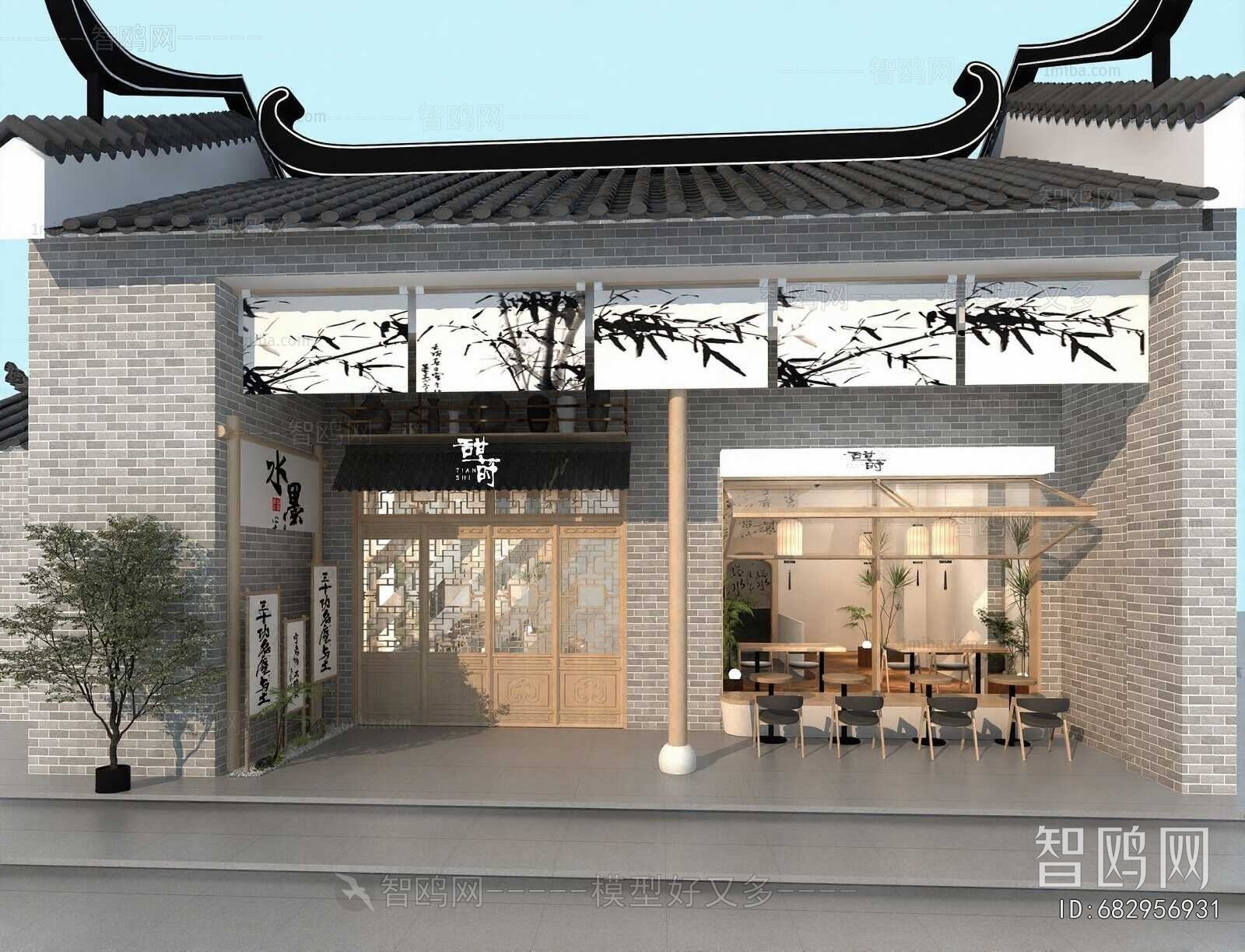 New Chinese Style Facade Element