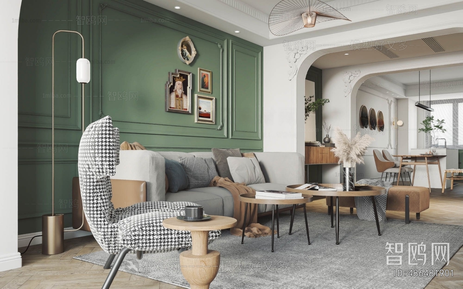 American Style A Living Room