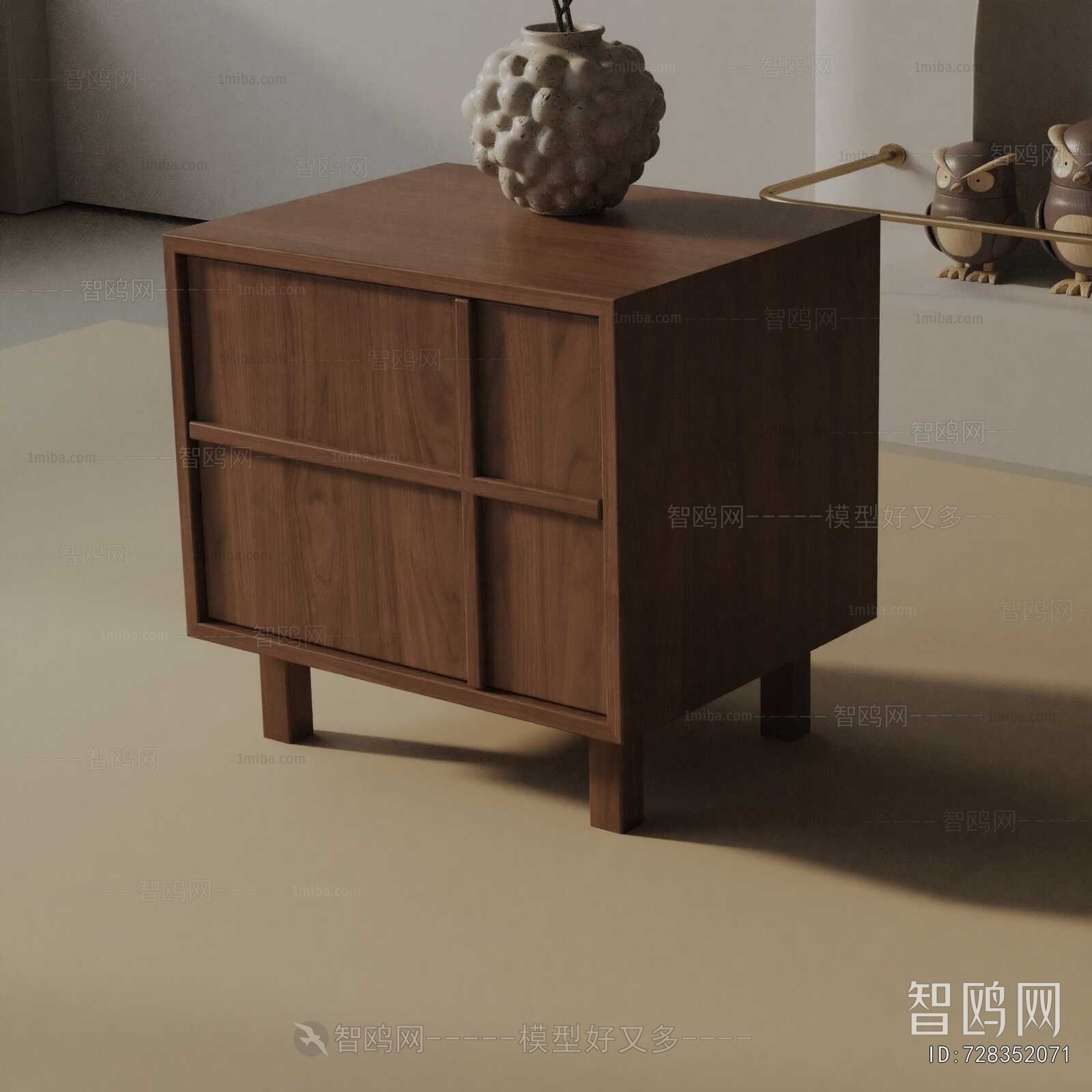 Modern Bedside Cupboard