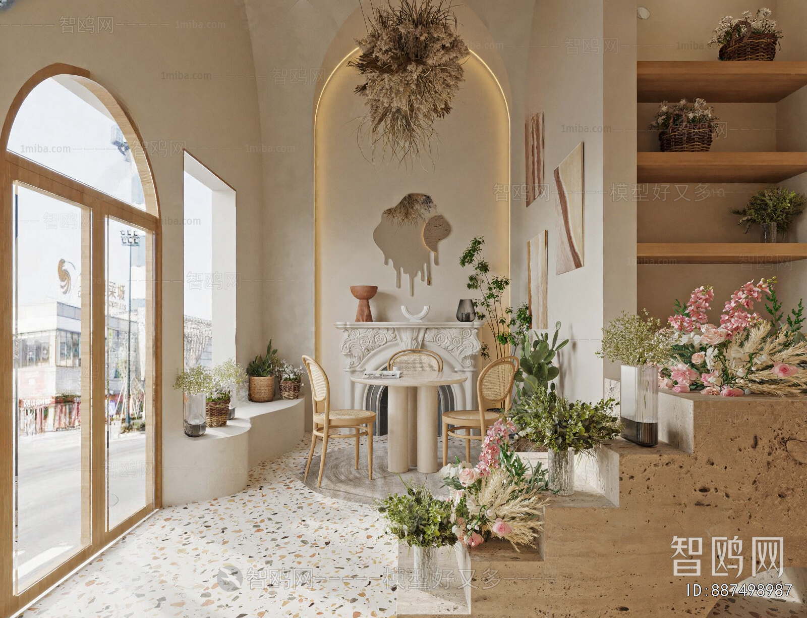 Wabi-sabi Style Flower Shop