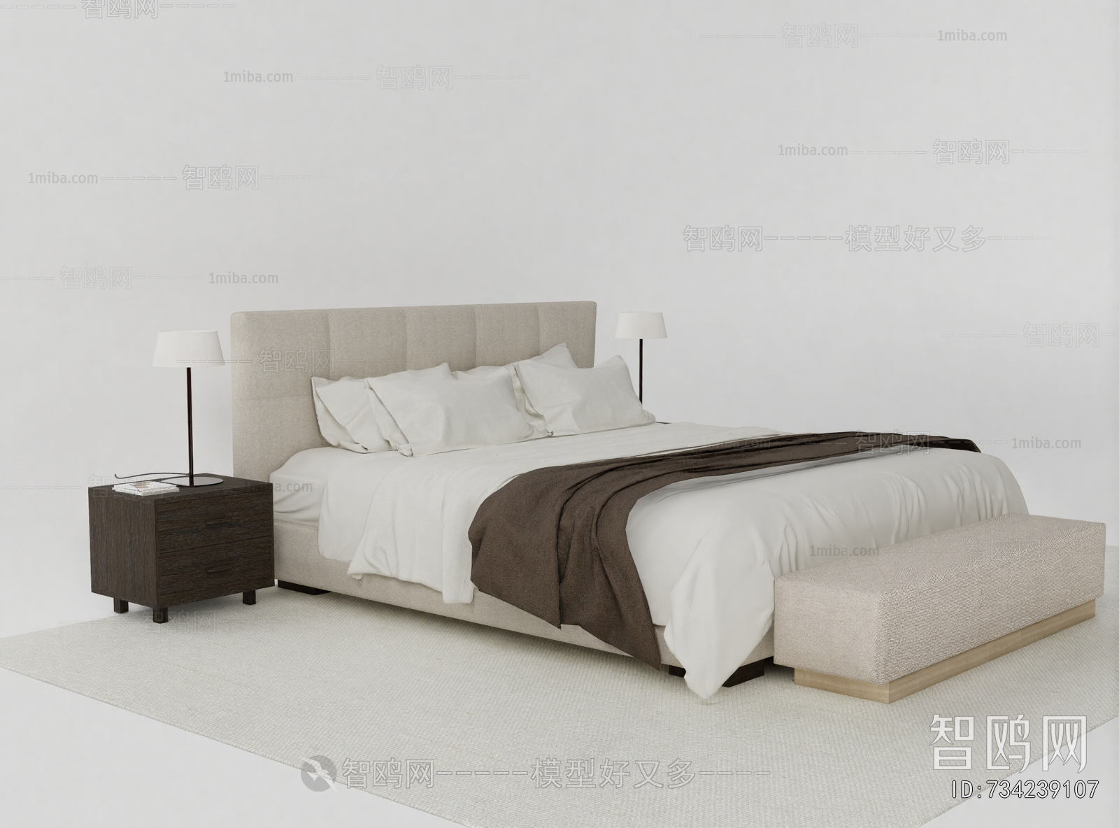 Modern Double Bed