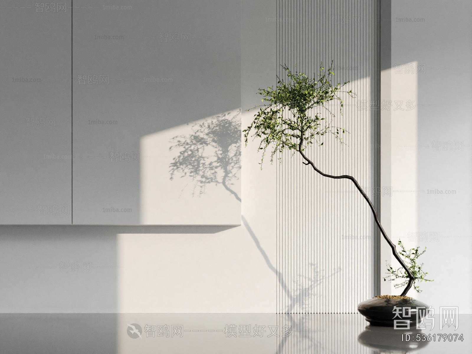 Modern Ground Green Plant Potted Plants