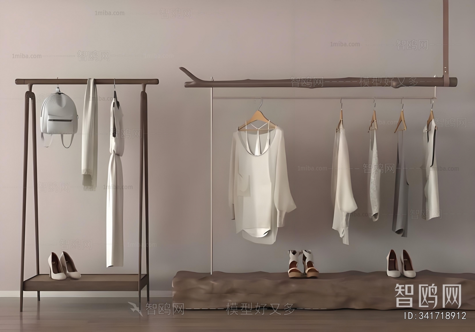 Wabi-sabi Style Coat Hanger