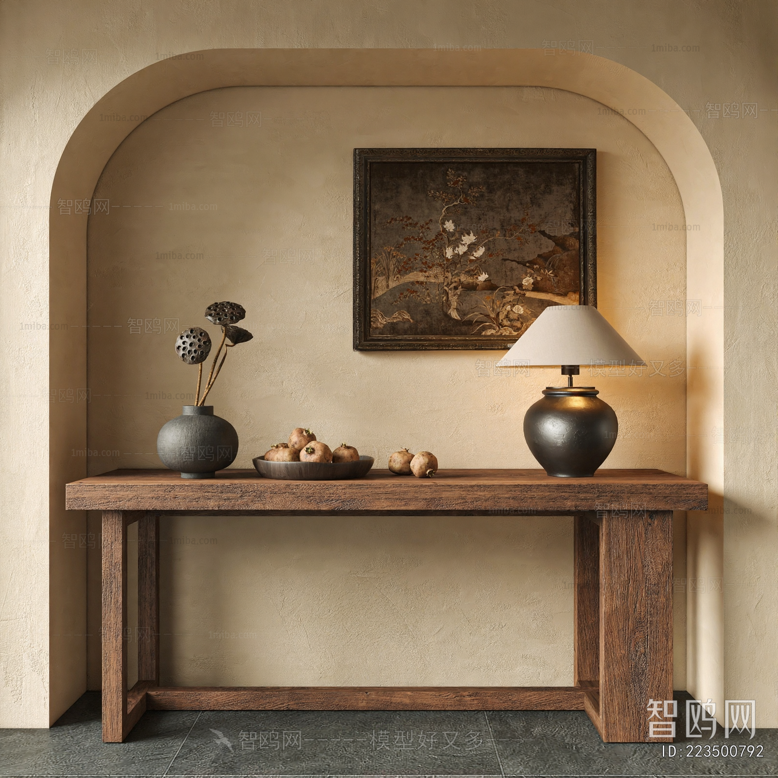 Wabi-sabi Style Console