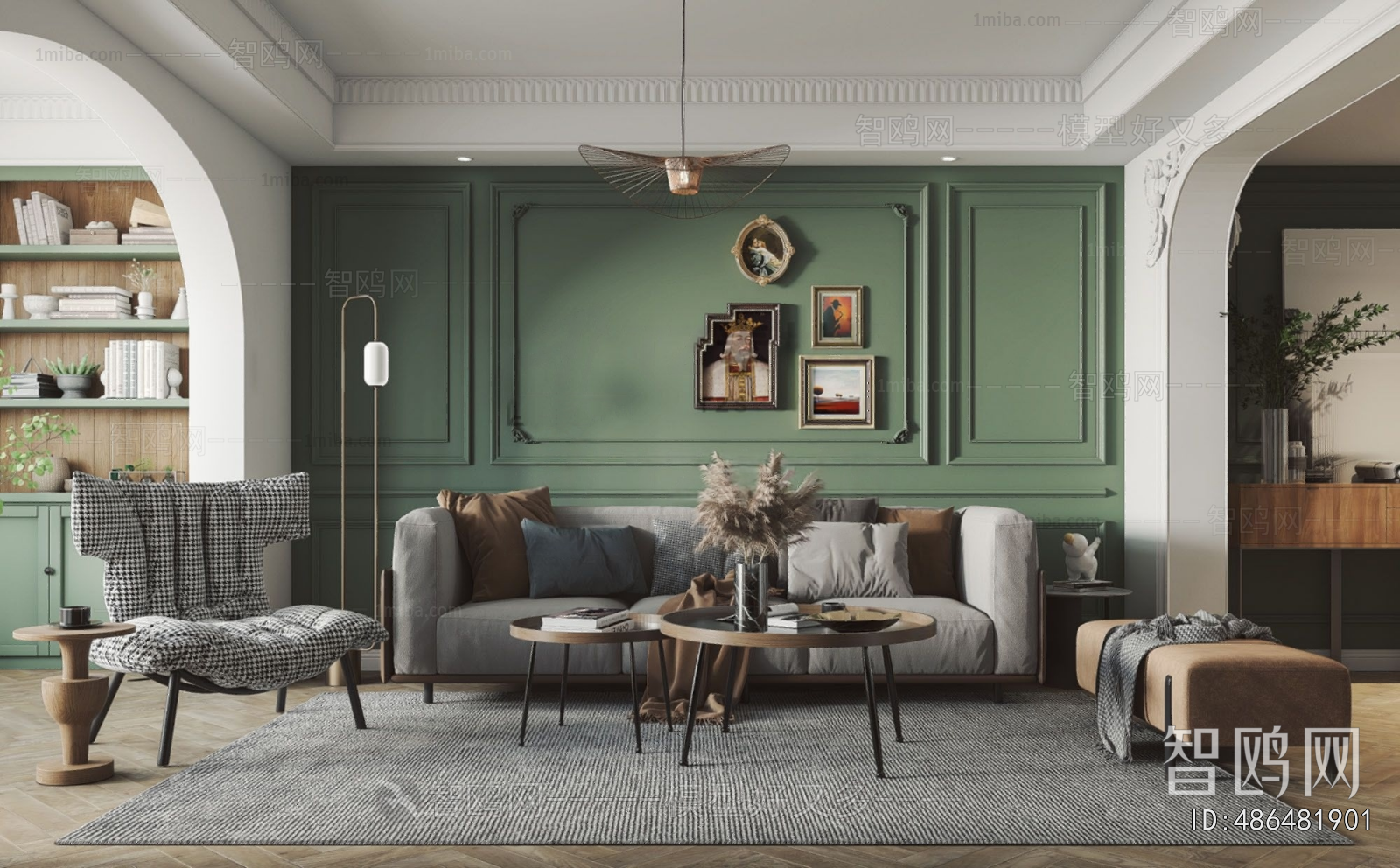 American Style A Living Room