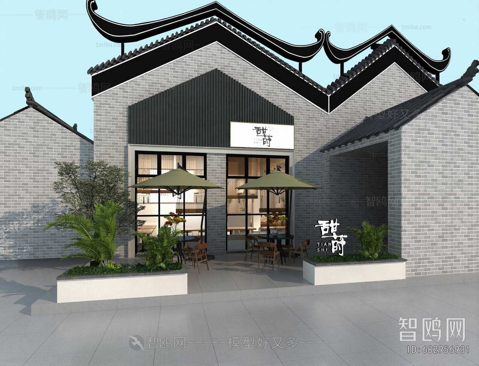 New Chinese Style Facade Element