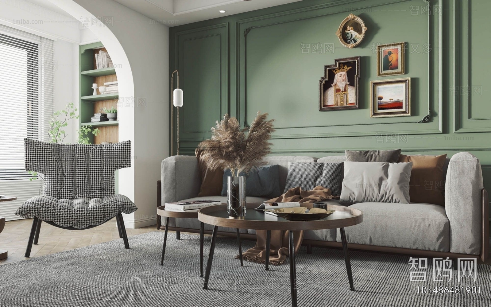 American Style A Living Room