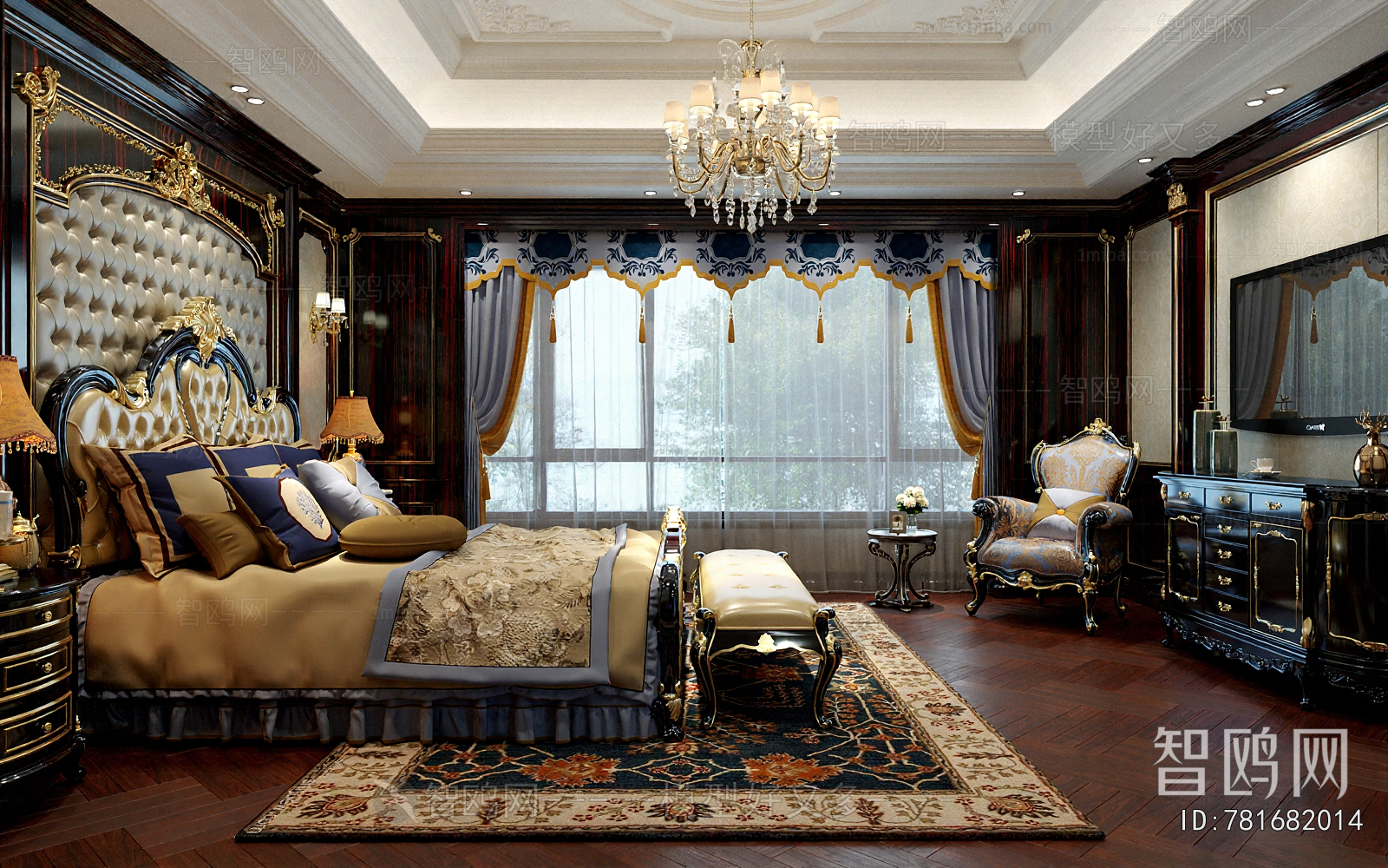 European Style Bedroom