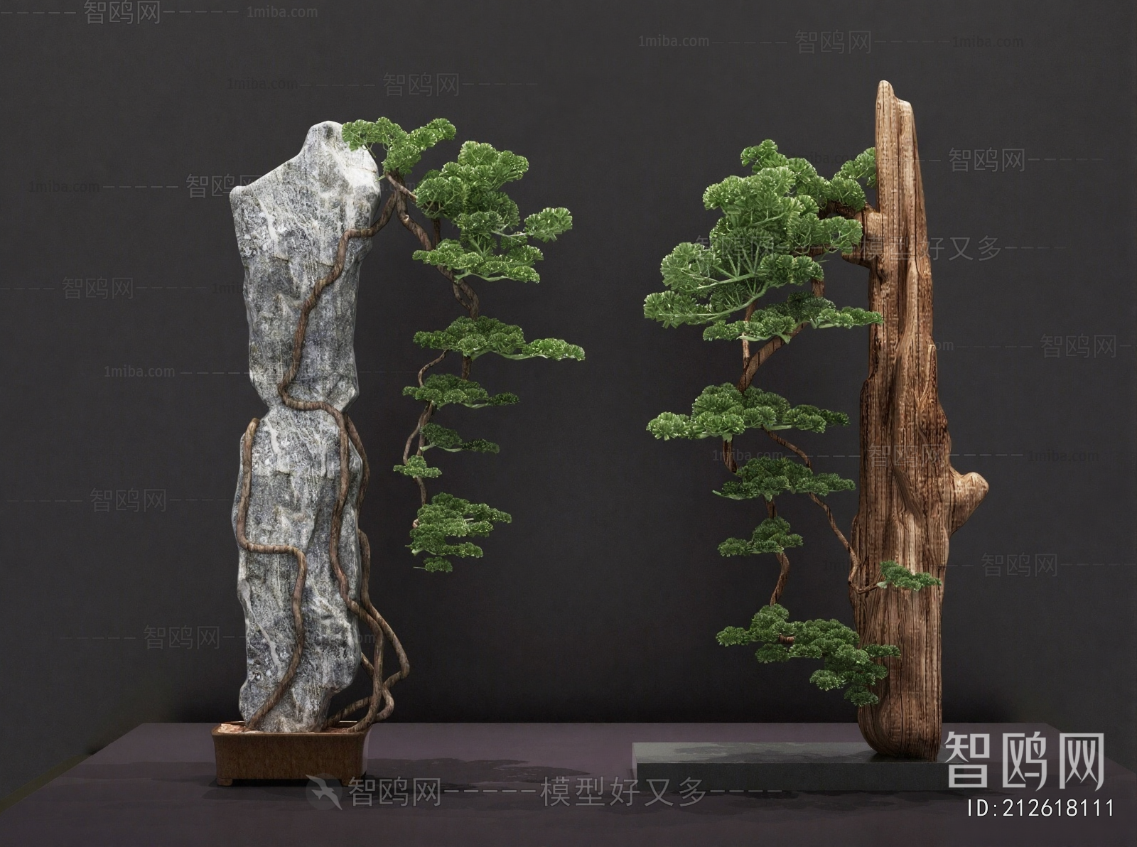 New Chinese Style Bonsai