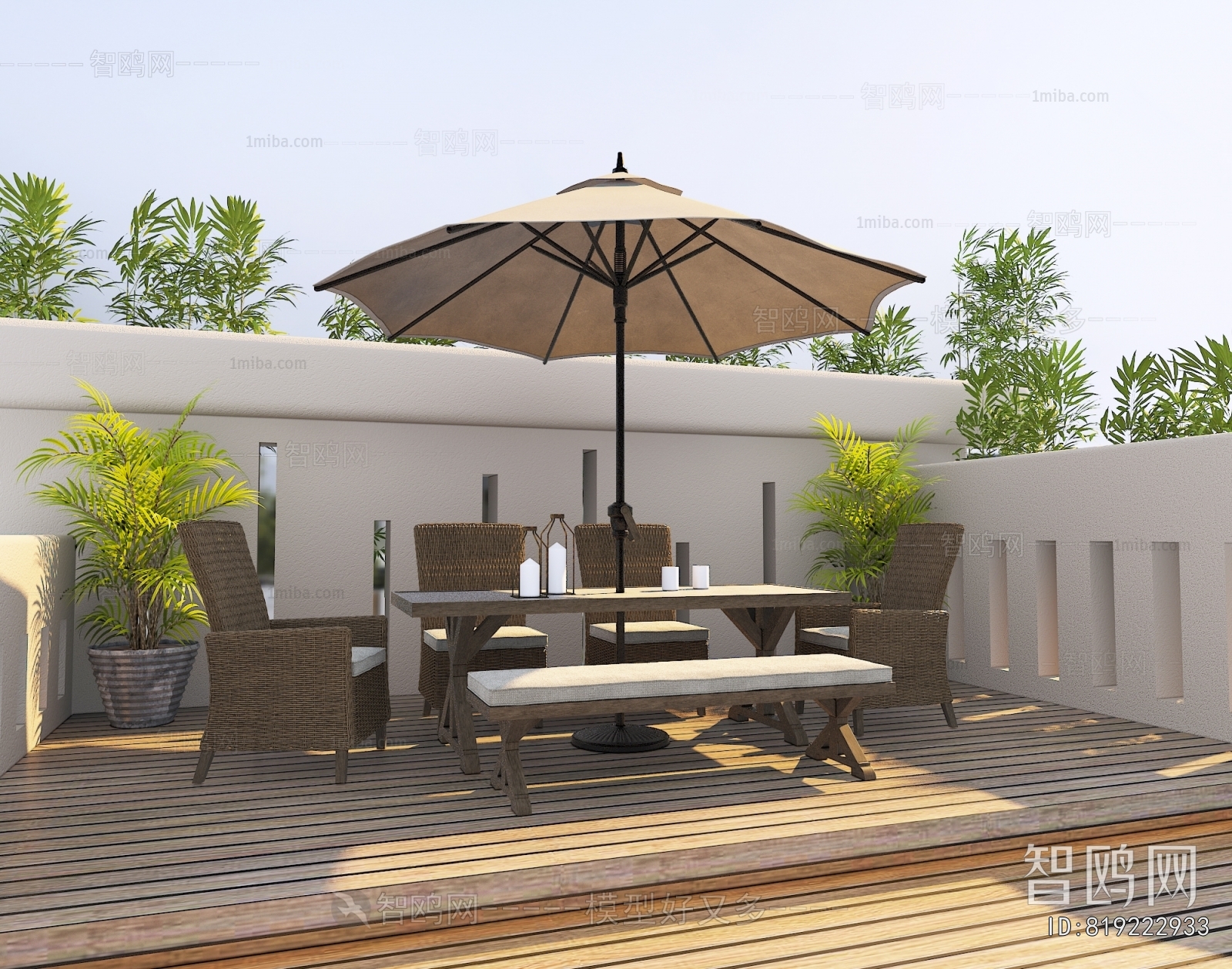 Modern Courtyard/landscape