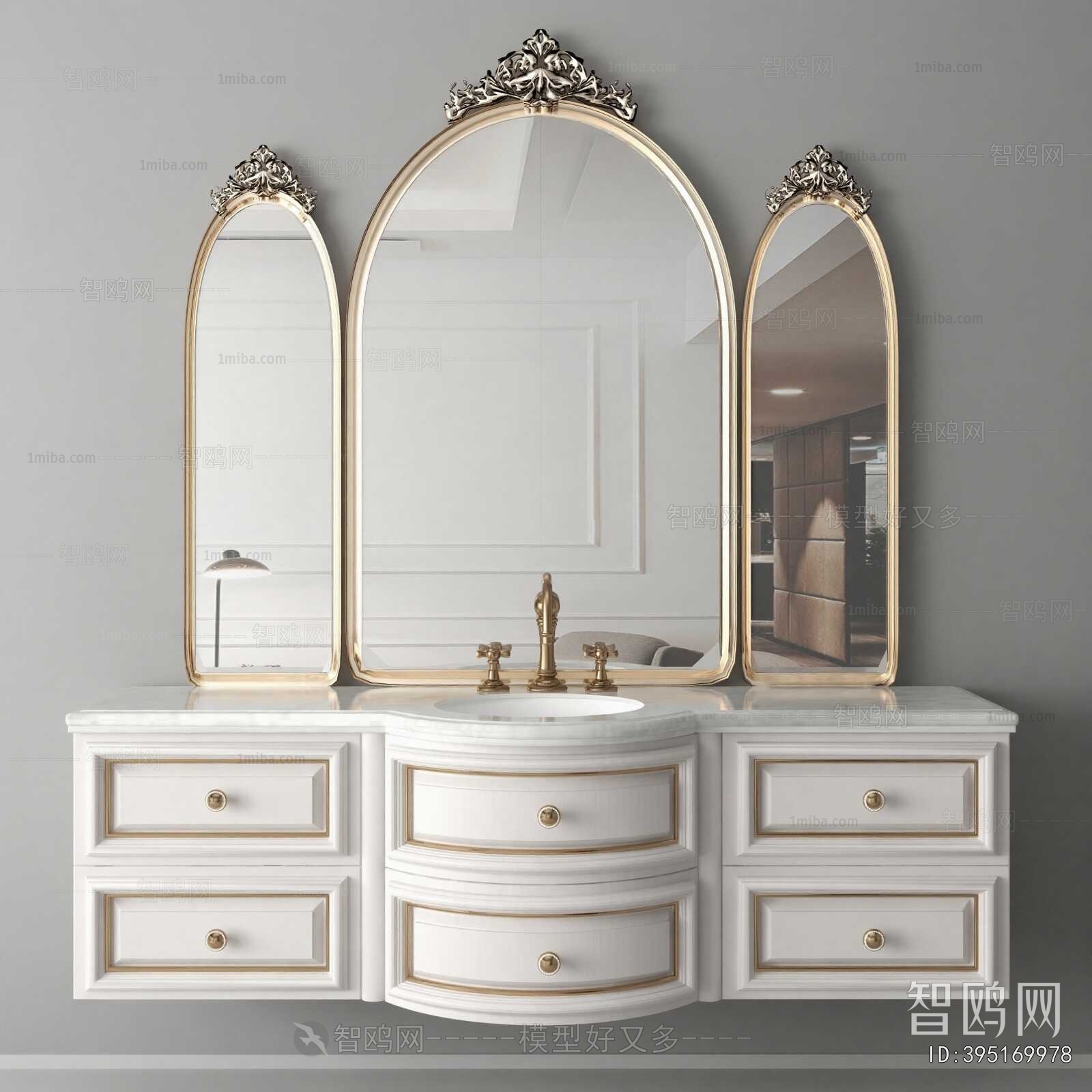 European Style Bathroom Cabinet
