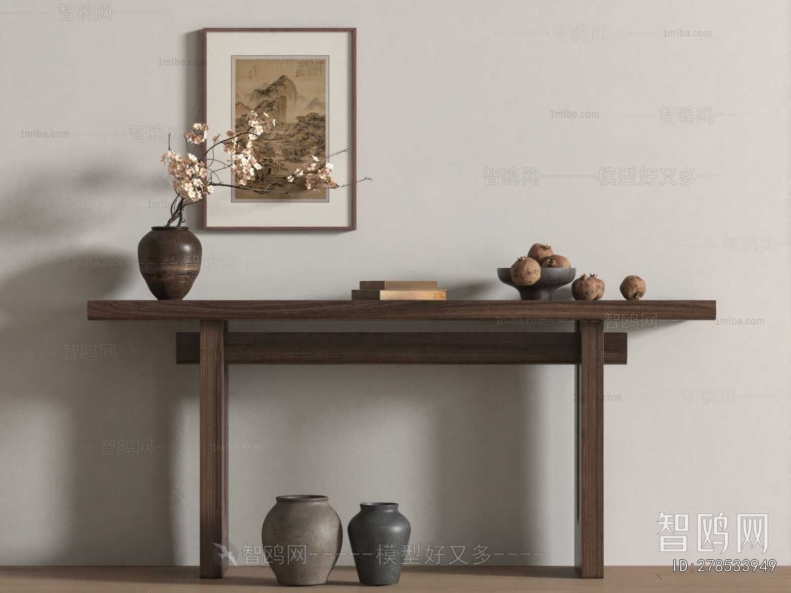 Wabi-sabi Style Console