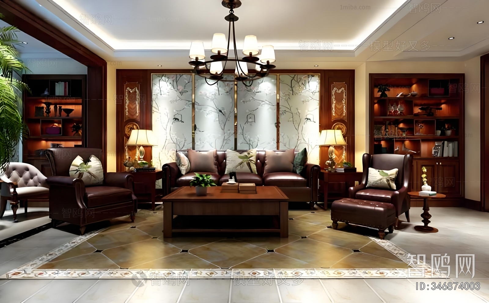 American Style A Living Room