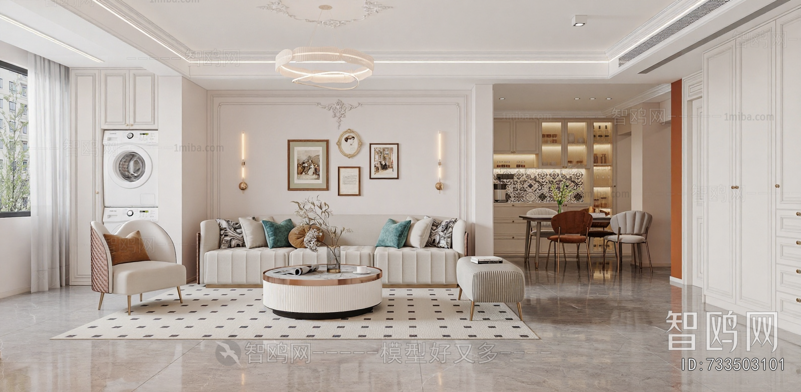 French Style A Living Room