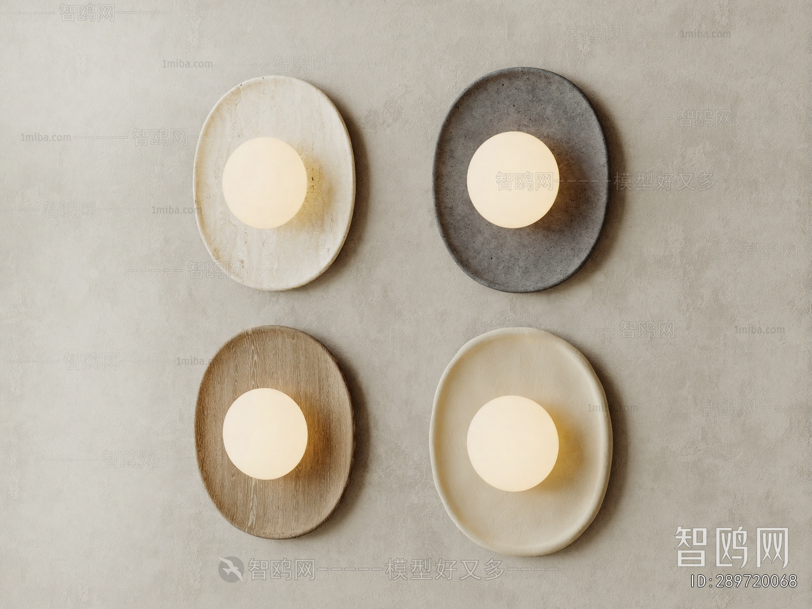 Wabi-sabi Style Wall Lamp