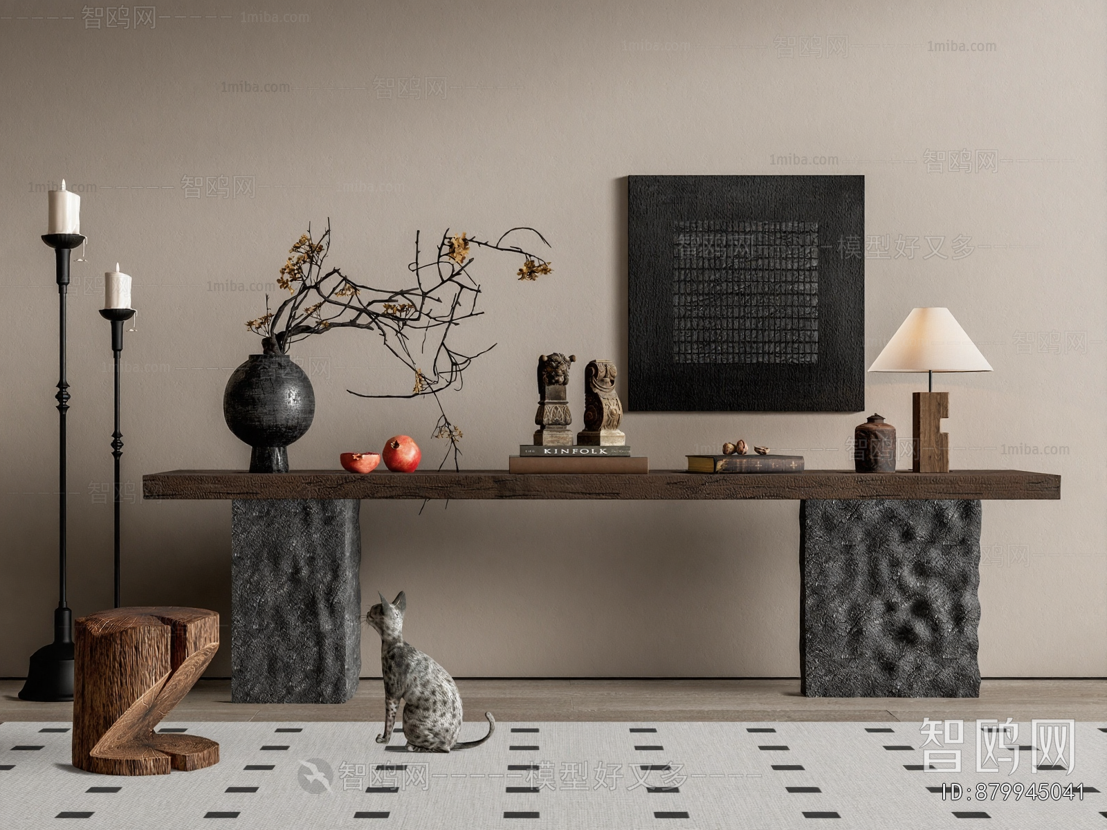 Wabi-sabi Style Table