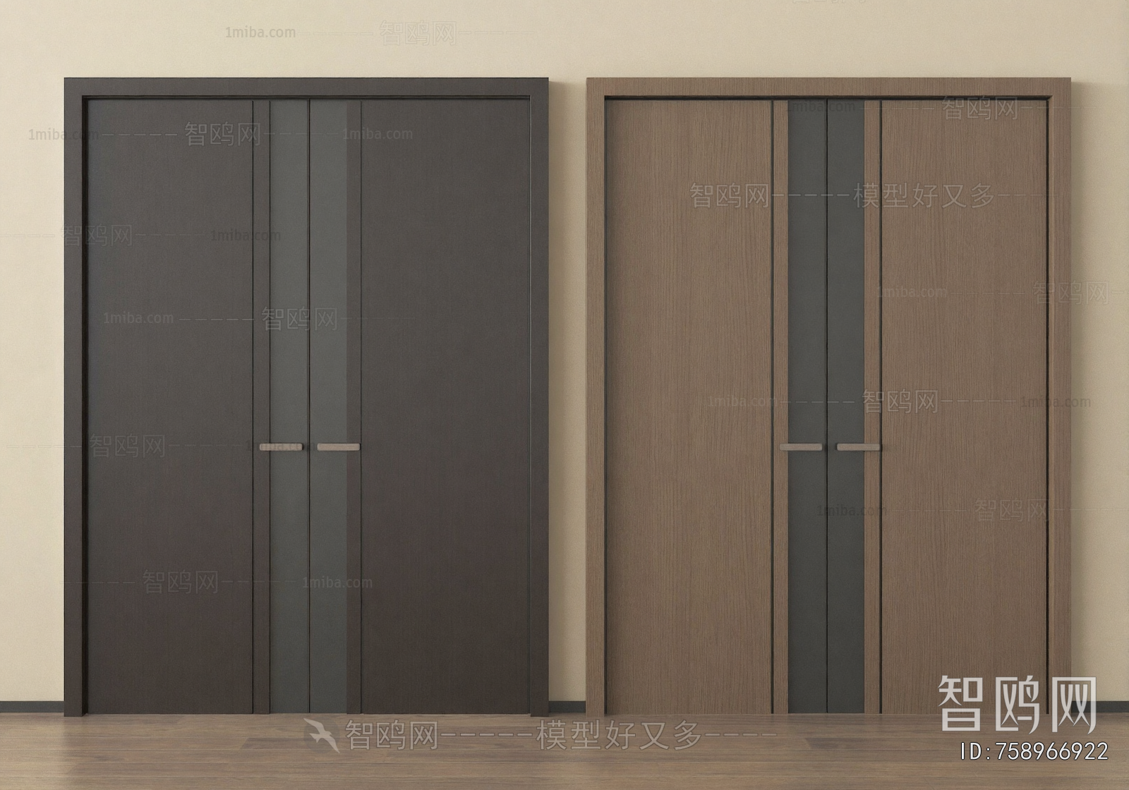 Modern Double Door