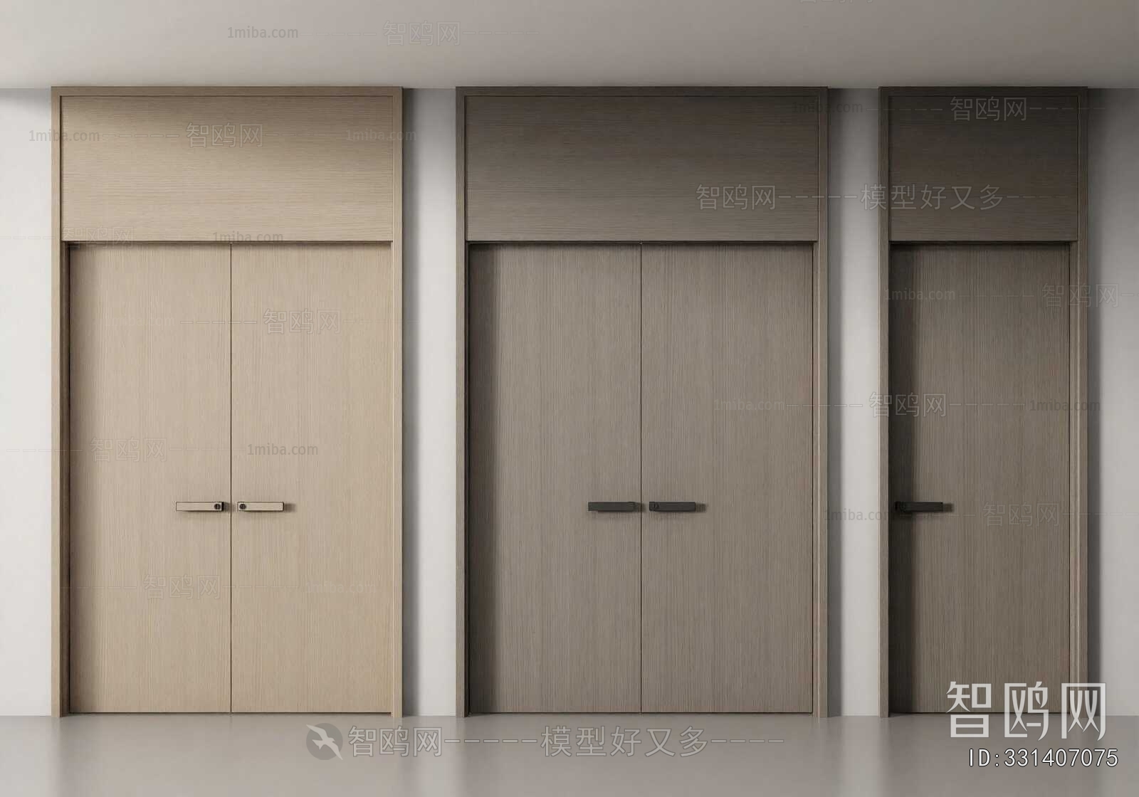 Modern Double Door