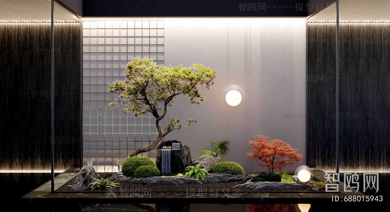 New Chinese Style Plant Landscaping