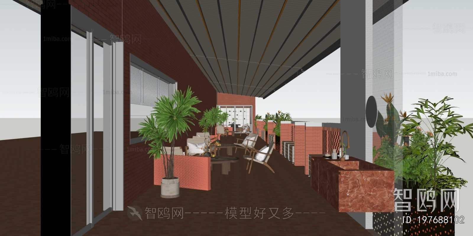 Modern Leisure Balcony