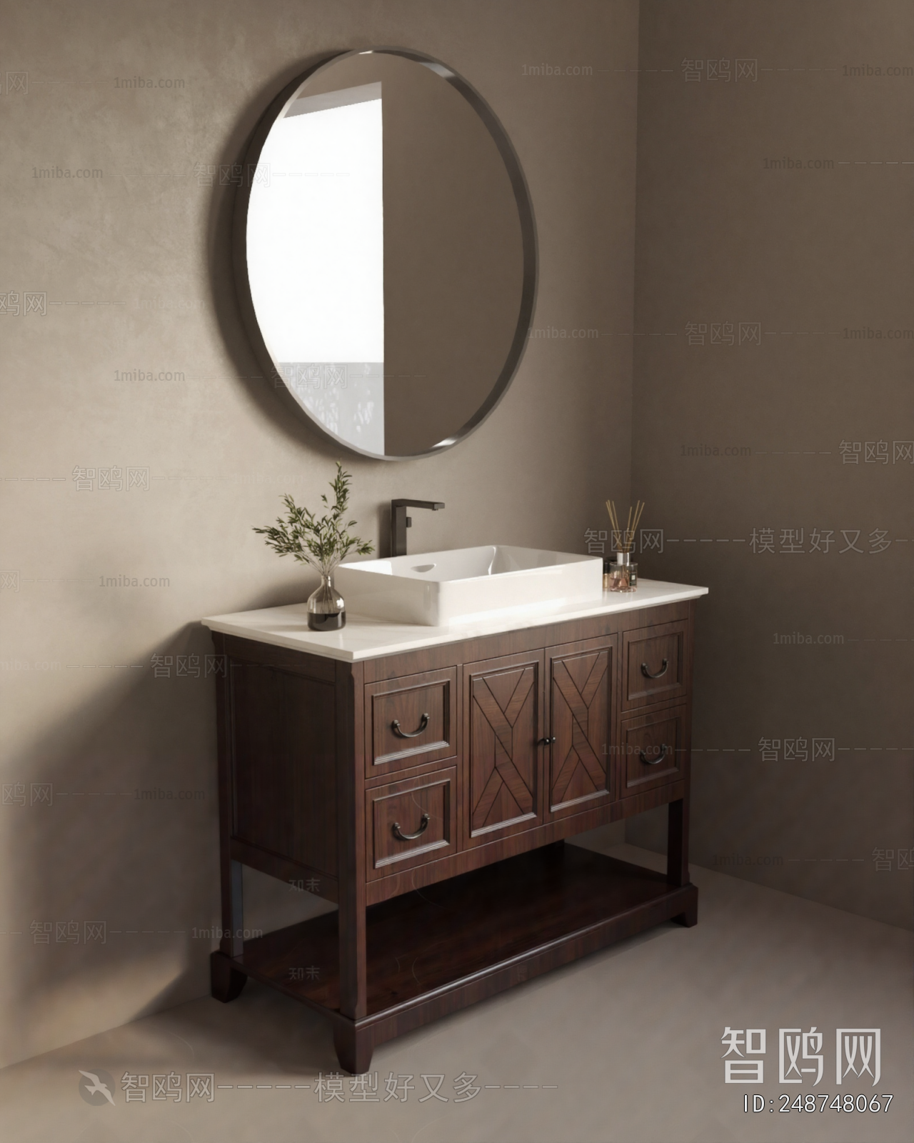 American Style Bathroom Cabinet