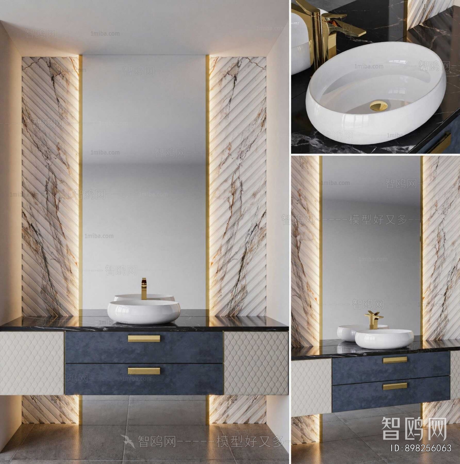 Modern Bathroom Cabinet