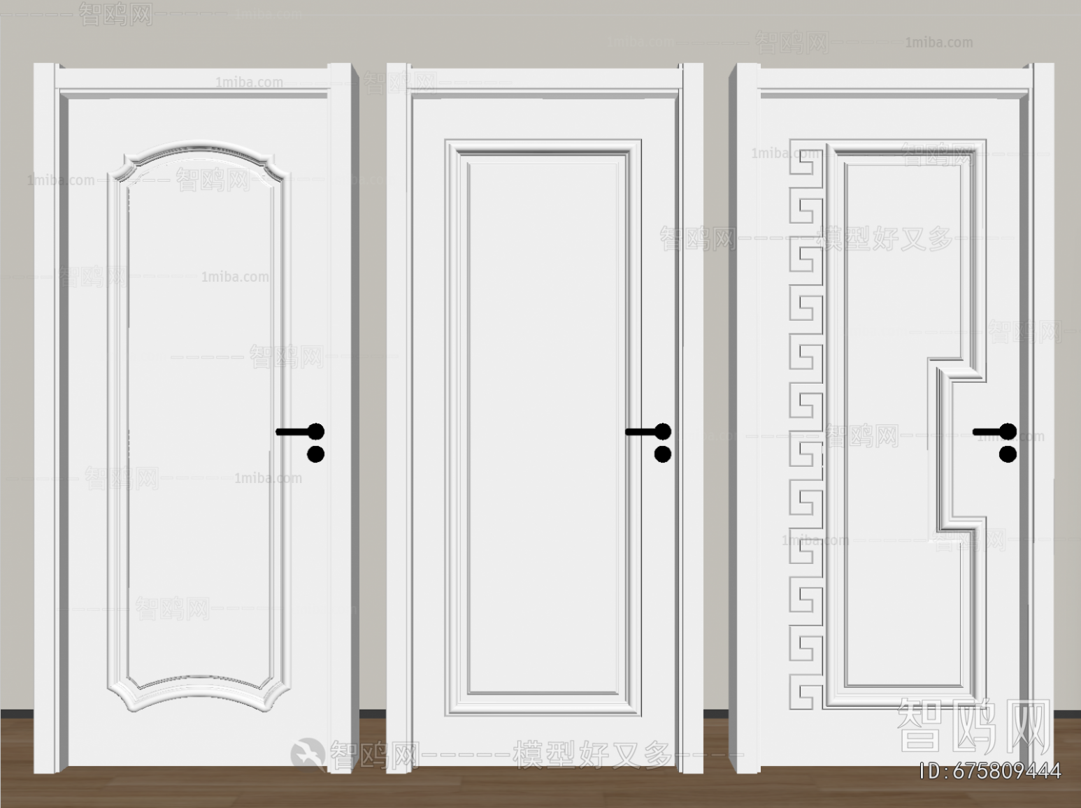 New Chinese Style Single Door