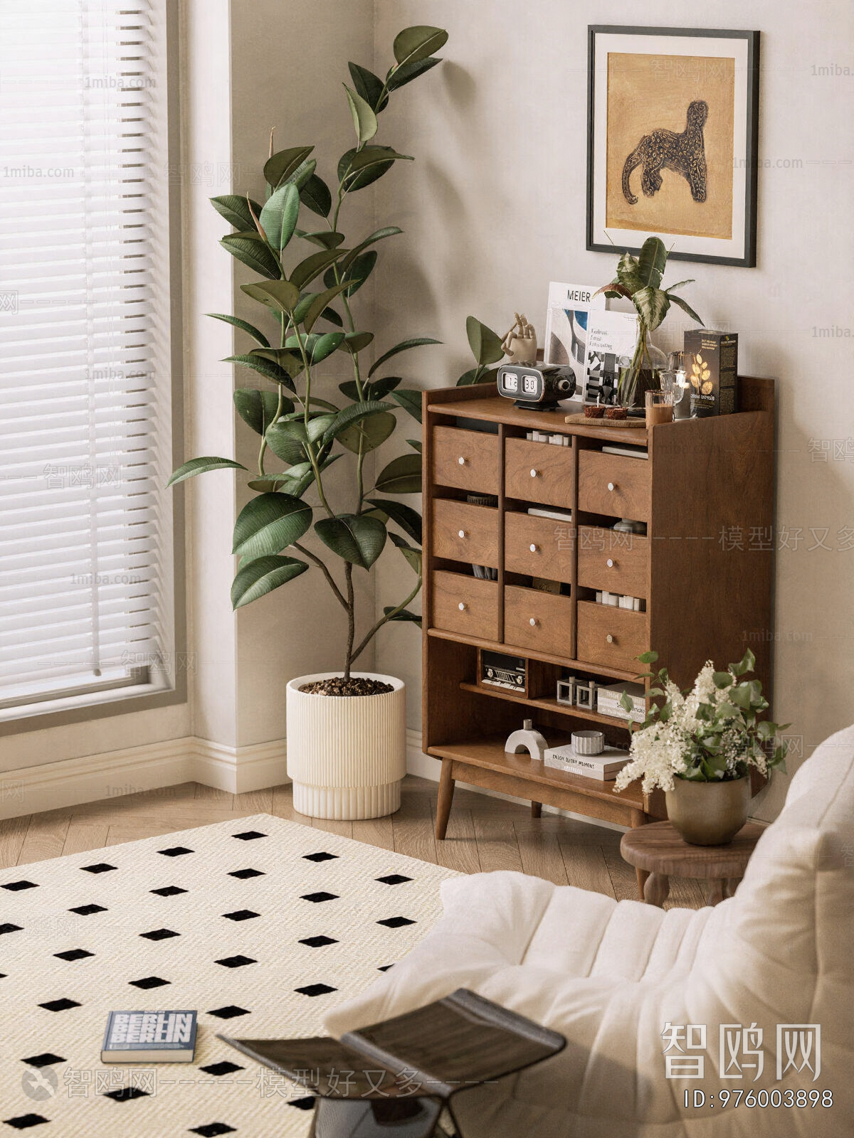 Wabi-sabi Style Chest Of Drawers