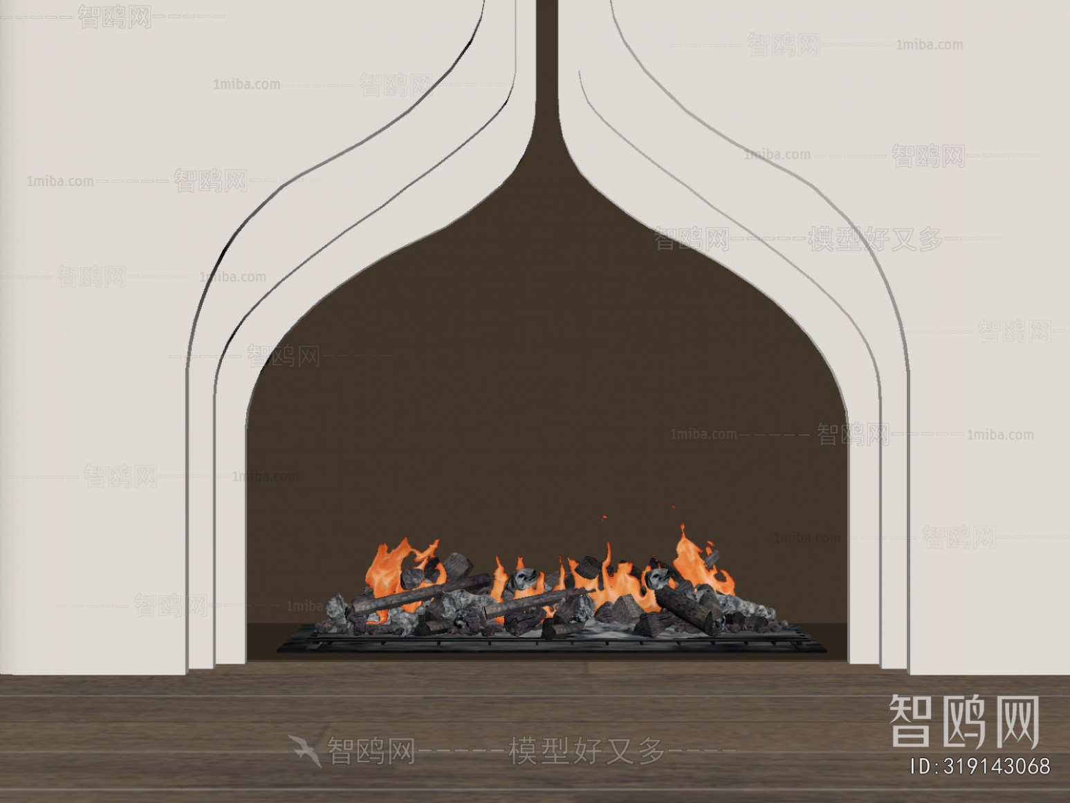 French Style Fireplace