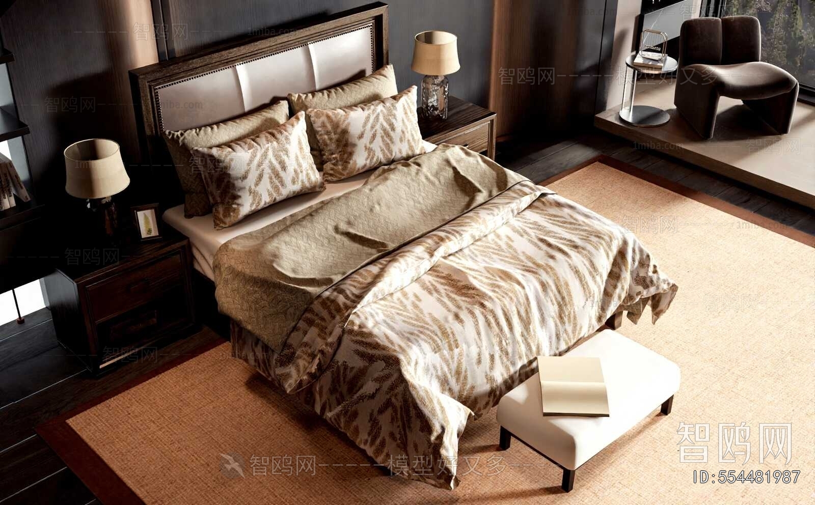 American Style Double Bed