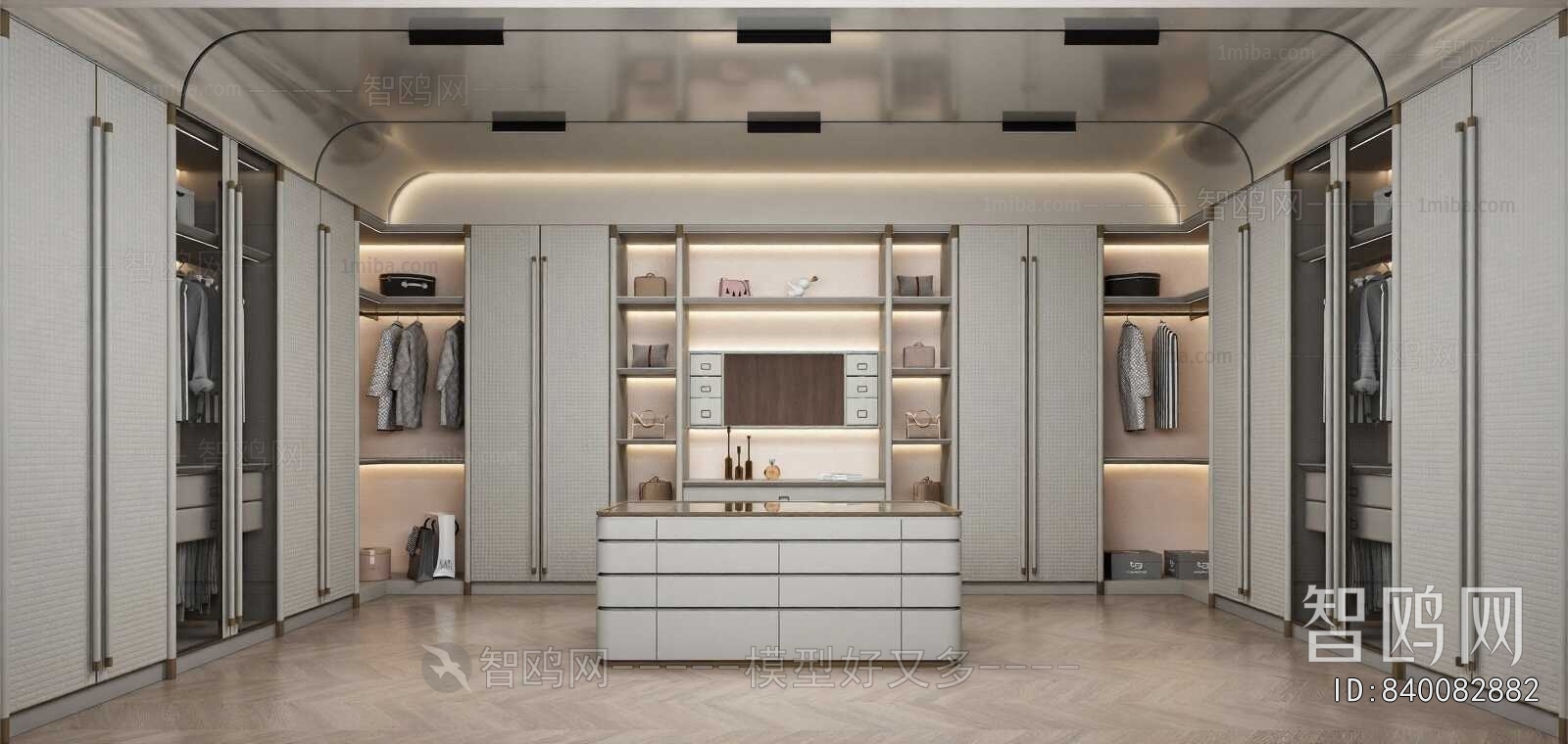 Modern Clothes Storage Area