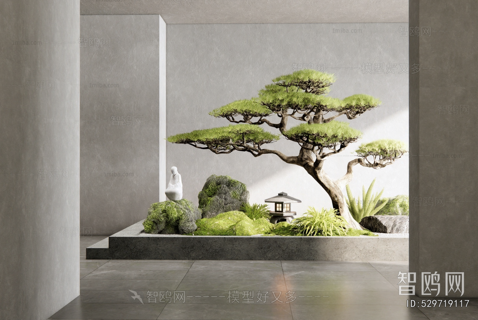 New Chinese Style Plant Landscaping