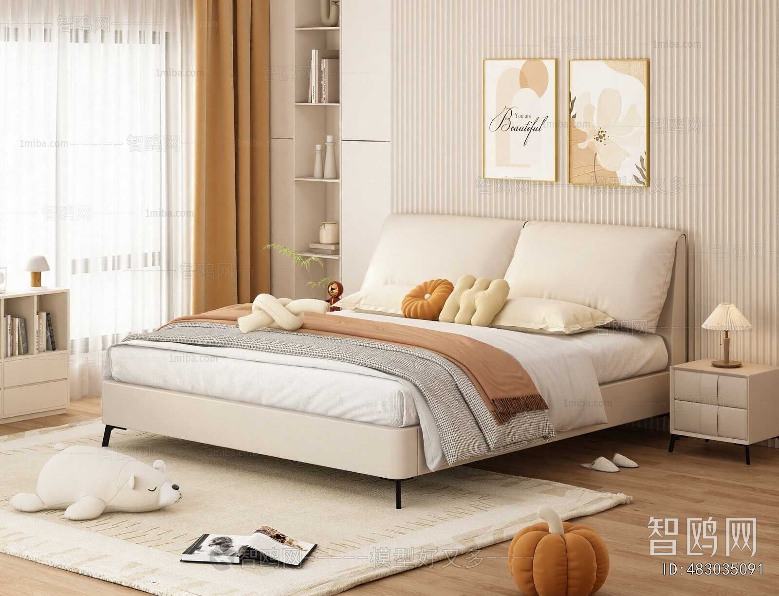 Modern Double Bed