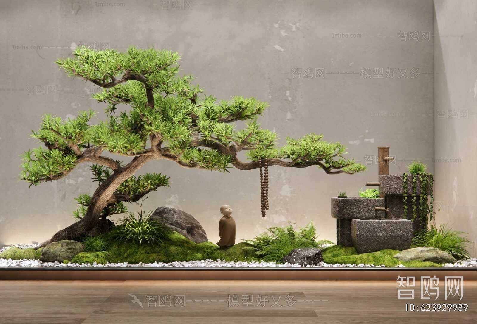 New Chinese Style Plant Landscaping