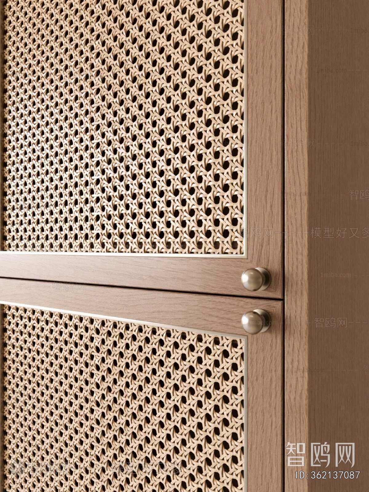 Wabi-sabi Style Door Panel