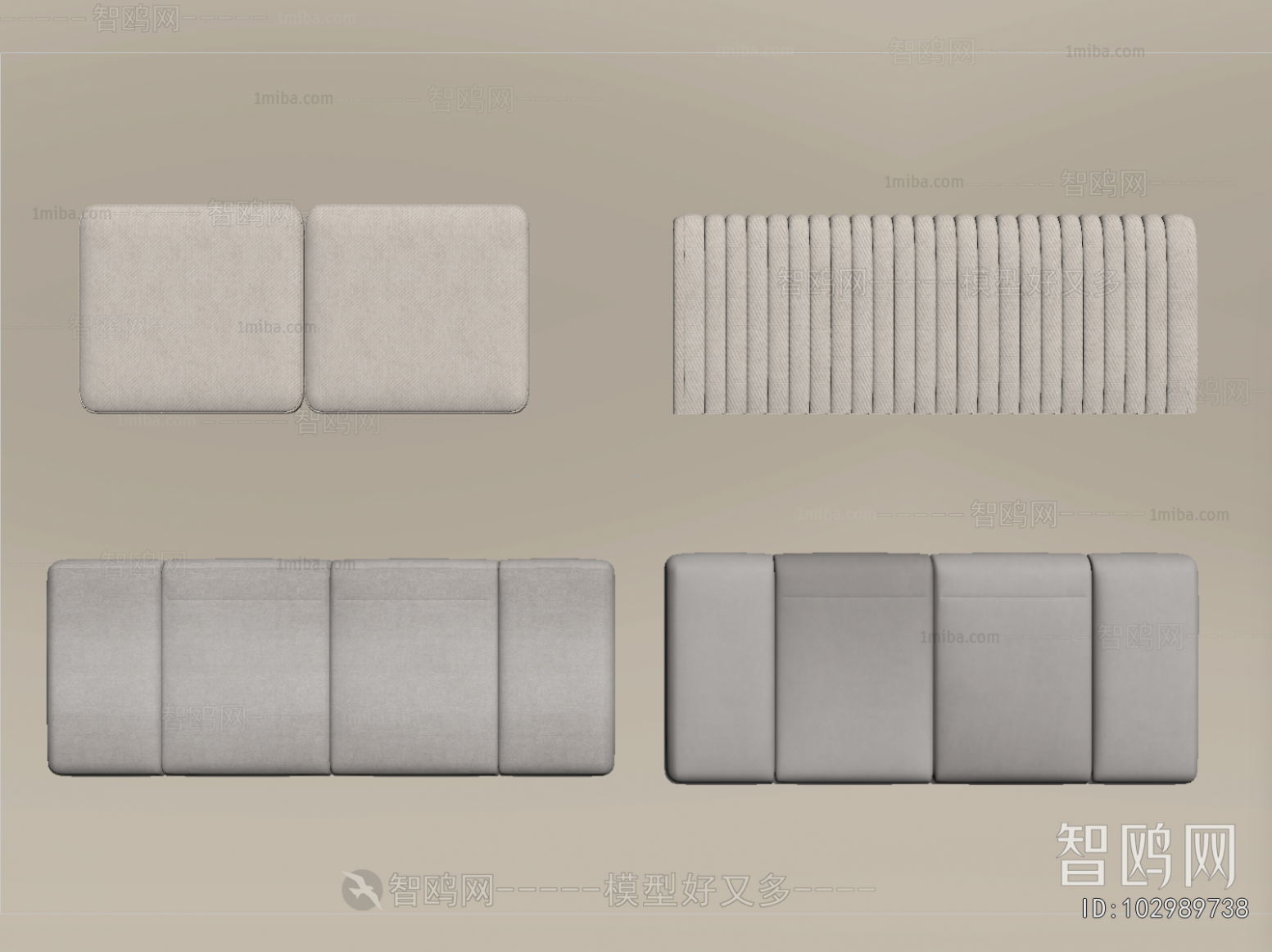 Modern Bedhead Back Rest